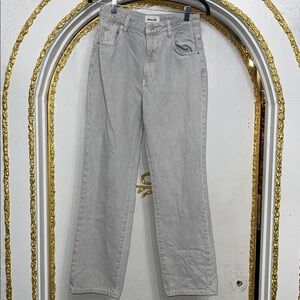 Rollas Original Aussie High Rise Straight Jeans Gray Size 8